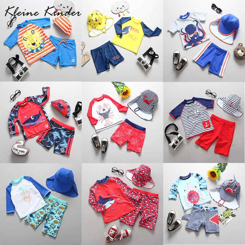 Đồ Bơi Trẻ Em UPF50 Dài Tay Trẻ Em Bơi Cá Mập Dễ Thương Động Vật Cho Bé Tắm Phù Hợp Với Đồ Bơi Và Bơi 2-9 Năm