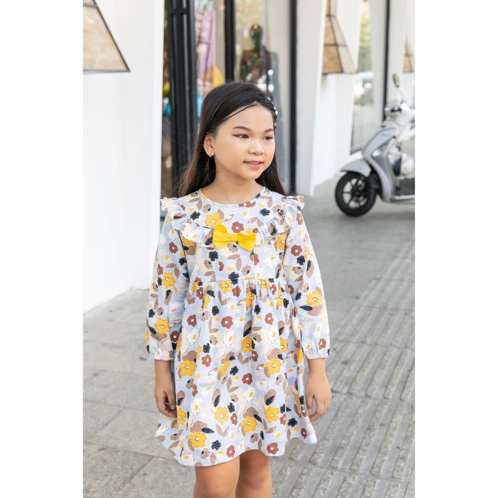 Đầm babydoll hoa bé gái AmPrin SAD001