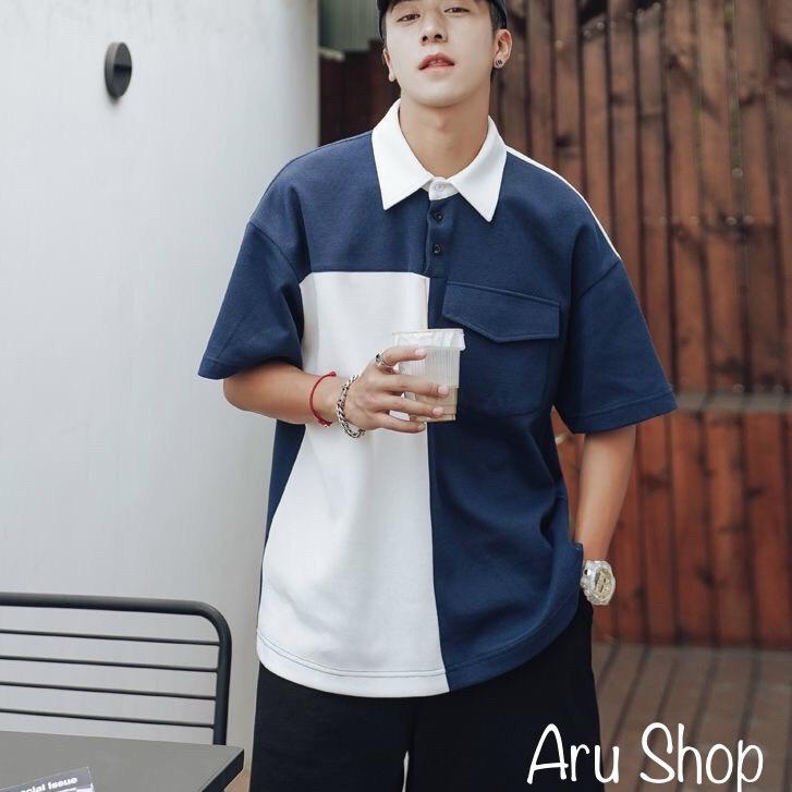 Áo polo nam, áo thun nam from rộng phong cách hàn quốc ARU SHOP