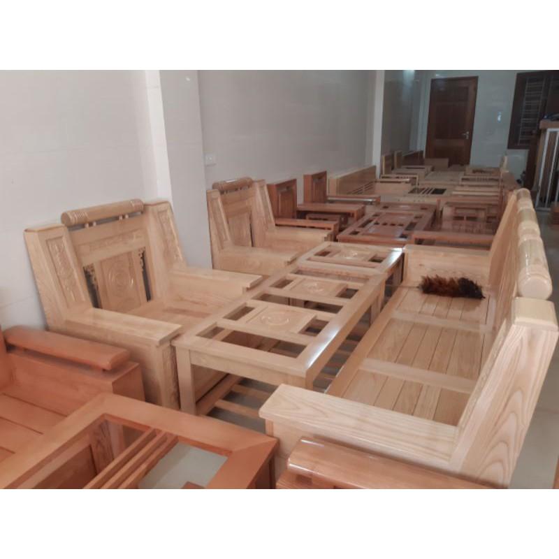 Bộ bàn ghế gỗ tự nhiên .