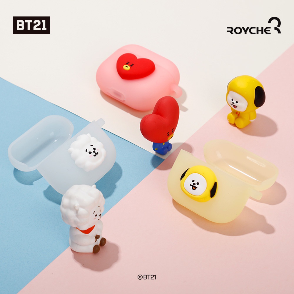 HỘP ĐỰNG TAI NGHE BT21  JELLY DÀNH CHO AIRPODS 3 - HÀNG CHÍNH HÃNG