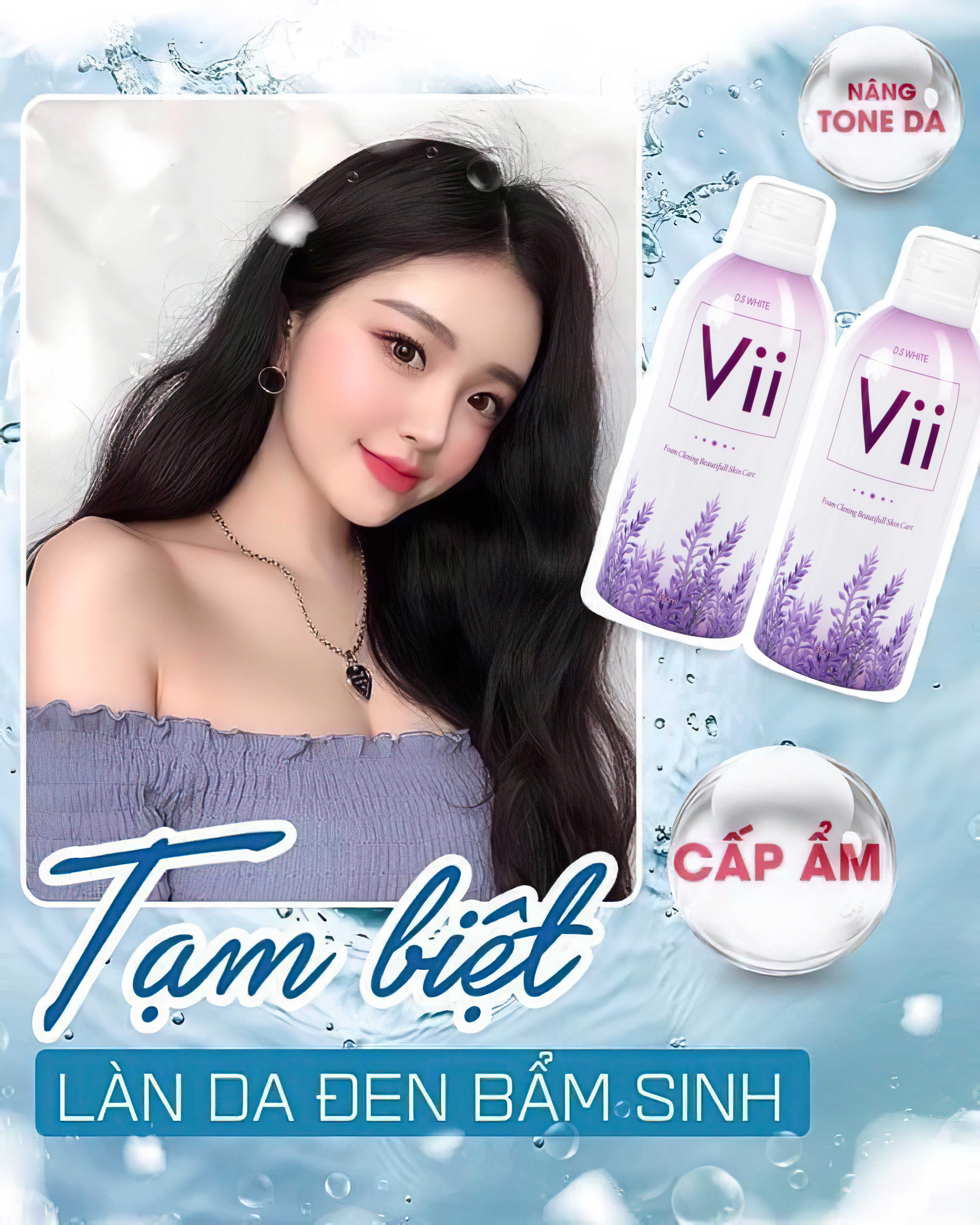 Sữa Tắm Trắng Da Vii Hương Hoa Lavender 250ml