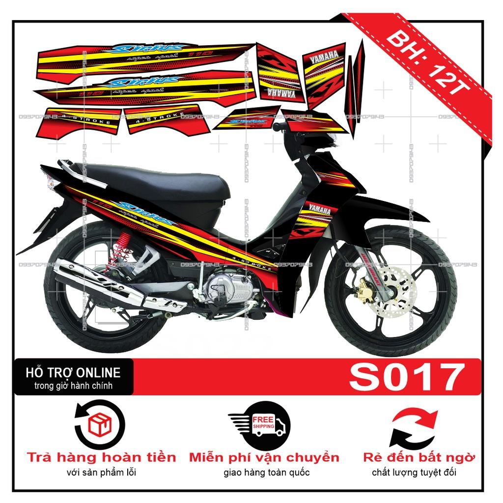 Tem rời dành cho sirius đỏ đen