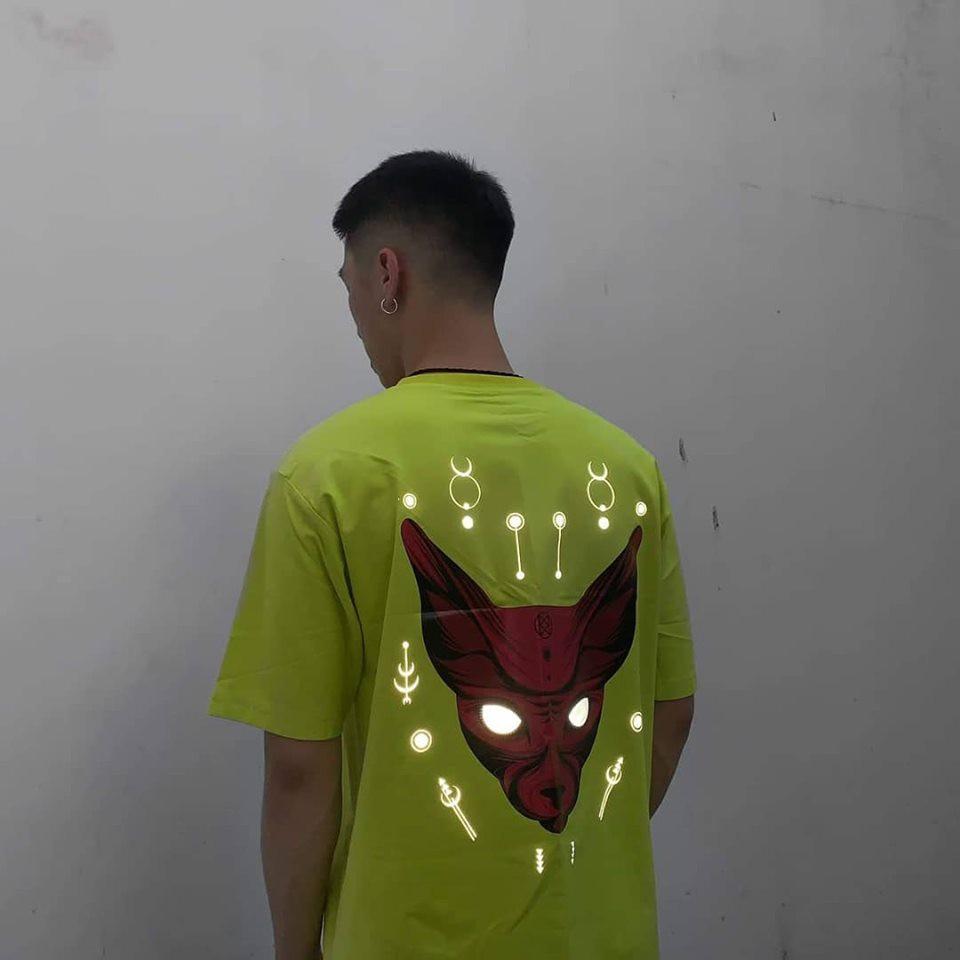 Áo Thun Cotton Nam Nữ Cao Cấp Hình Phản Quang Unisex