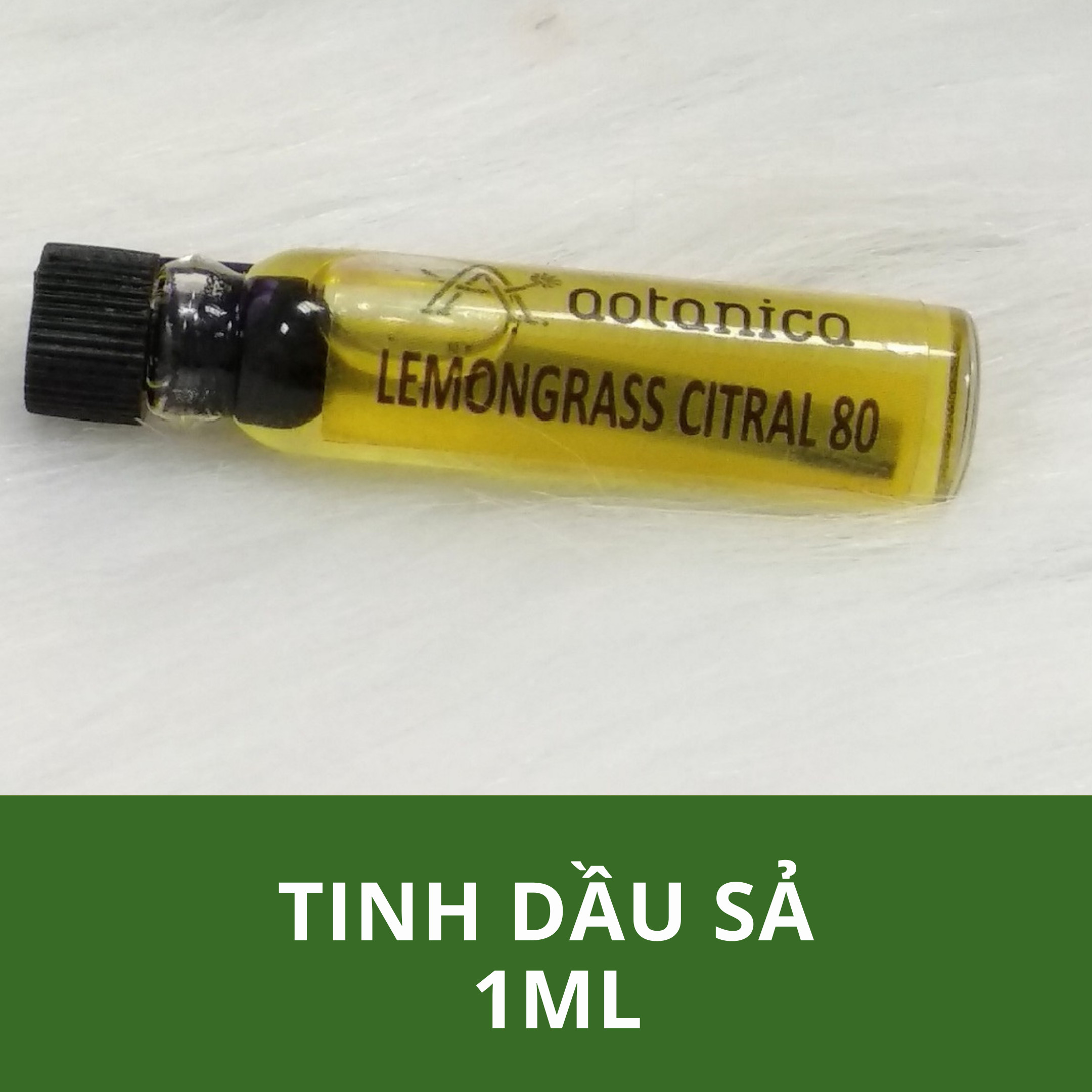 Combo 5 tinh dầu phân đoạn Aotanica, giải cảm, tràm gió, tràm trà, sả chanh, bưởi 1ml