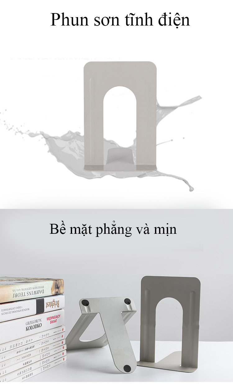Giá Để Sách Bàn Làm Việc Thiết Kế Nhỏ Gọn Thông Minh - Có Đế Silicon Chống Trượt