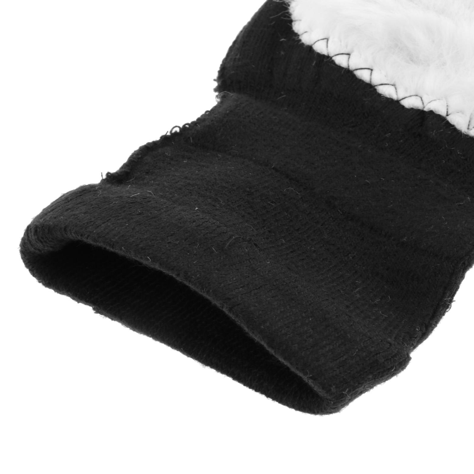 1 Pair Cotton Warm Knee Pads Thicken Lined Knee Warmers Knee Joint Support Pads Protection Gear Leg Compression Sleeves for Men Women Motorcycle Ski