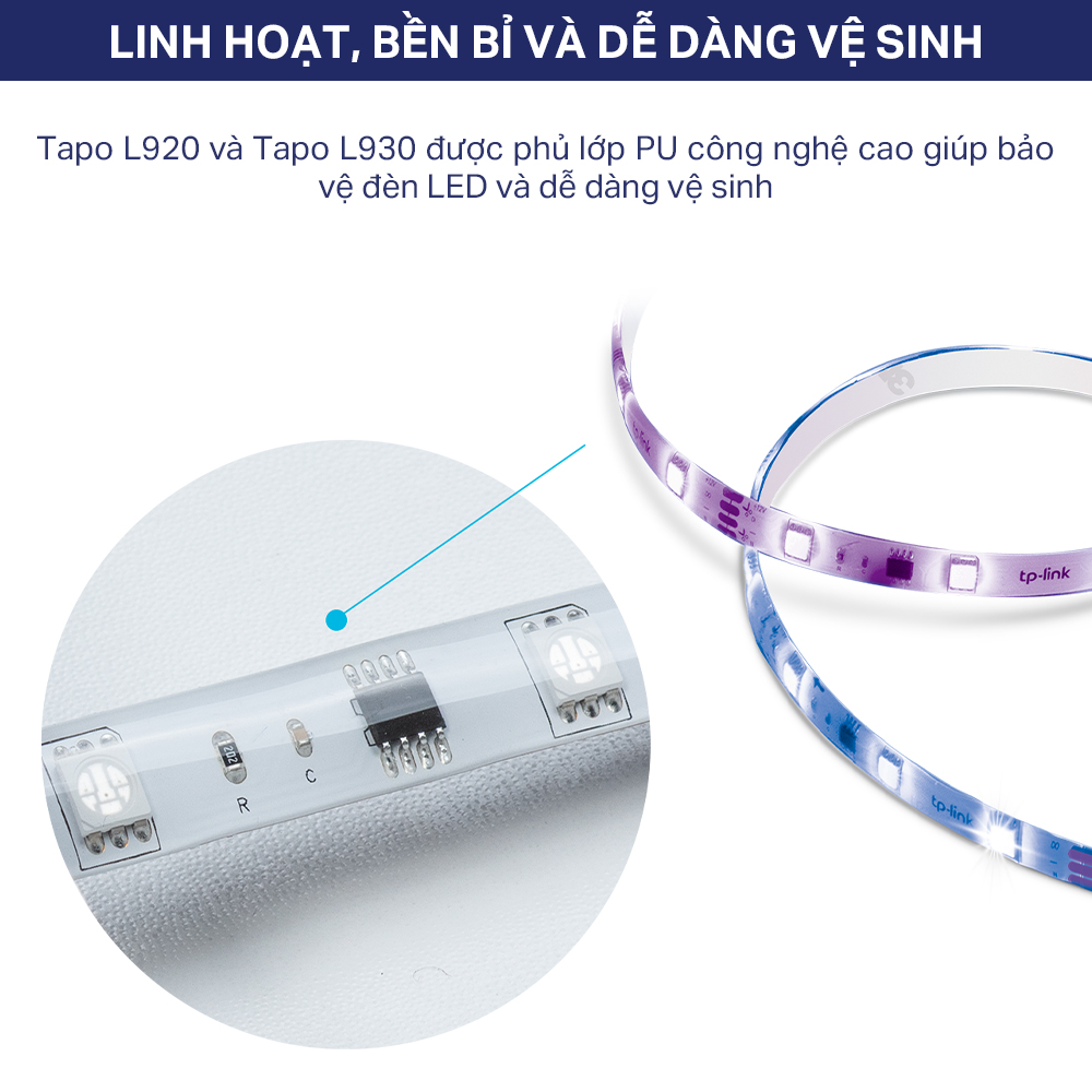 Bộ Led Dây TP-Link Tapo L900-5 / L920-5 / L930-5 WiFi Điều Khiển Thông Minh Nhiều Màu Sắc - Hàng Chính Hãng