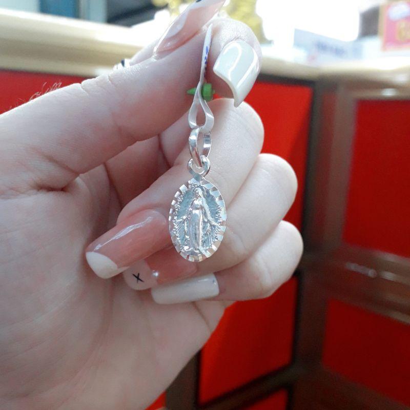 Mặt Đức mẹ bạc ta YN JEWELRY