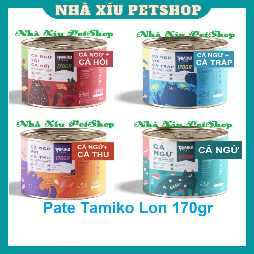 Pate Lon Tamiko 170g Thức Ăn Cho Mèo - Nhà Xíu PetShop