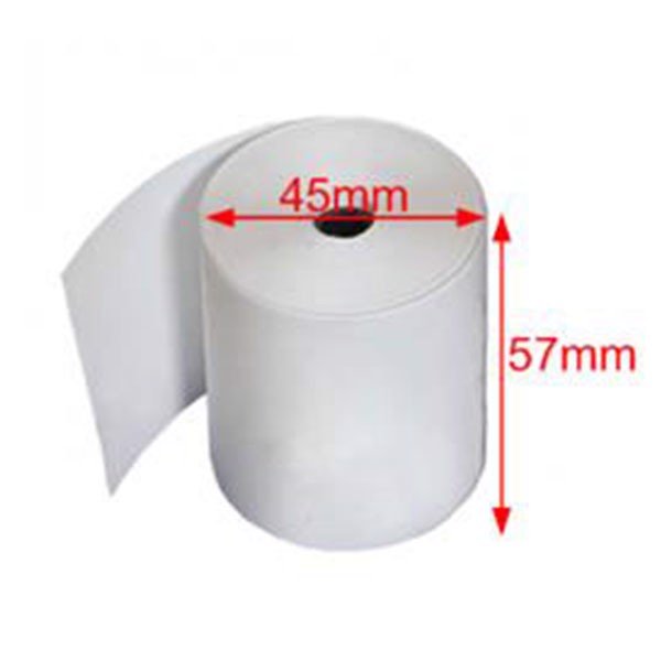 Giấy in bill nhiệt K57 x 45mm bọc bạc