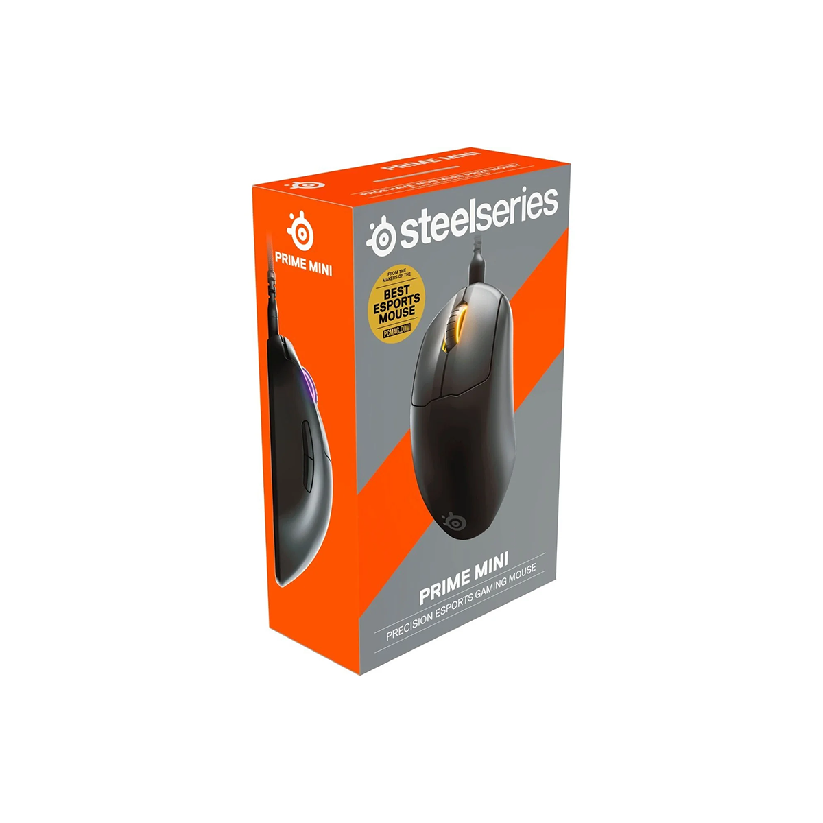 Chuột gaming có dây SteelSeries Prime Mini màu đen, 6 nút bấm, 18000CPI, 450IPS, 100 triệu clicks, hàng chính hãng, bảo hành 12 tháng