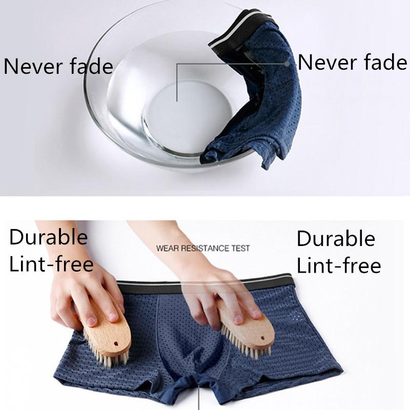 4 Cái/lốc Băng Mới Lưới Thoải Mái Nam Sexy Quần Lót Người Bộ Quần Short Võ Sĩ Quần Lót Quần Lót Nam
