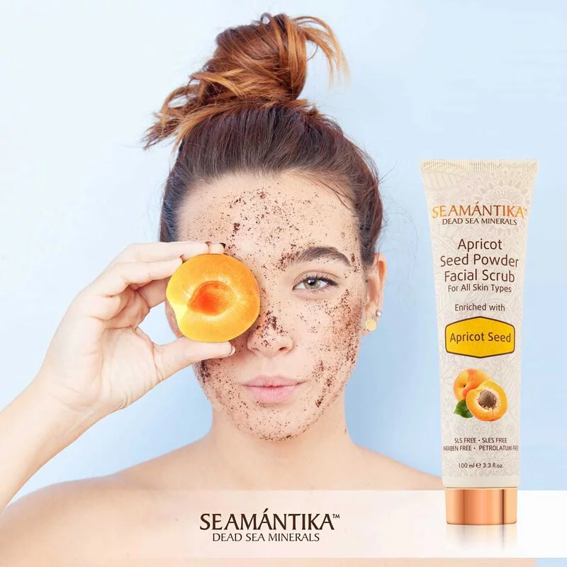 Tẩy Tế Bào Chết Hạt Mơ - APRICOT SEED POWDER FACIAL SCRUB - APRICOT SEED