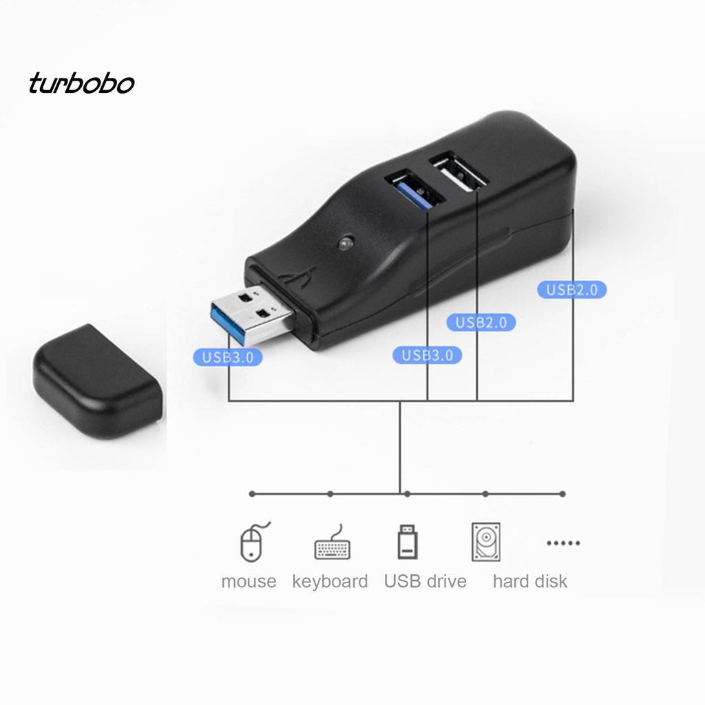 Đầu Chia 4 Cổng Usb 2.0 / 3.0 Cho Laptop / Máy Tính