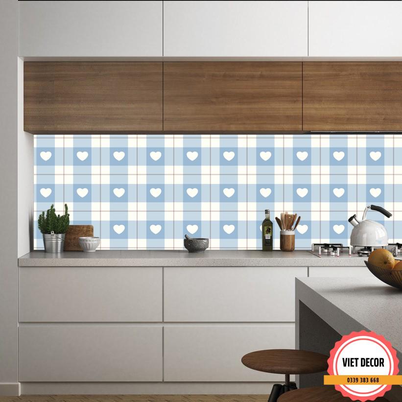 Decal Dán Bếp - Set 1m dài Decal gạch bông - Họa tiết đơn giản - Trang trí bếp, Dán tường