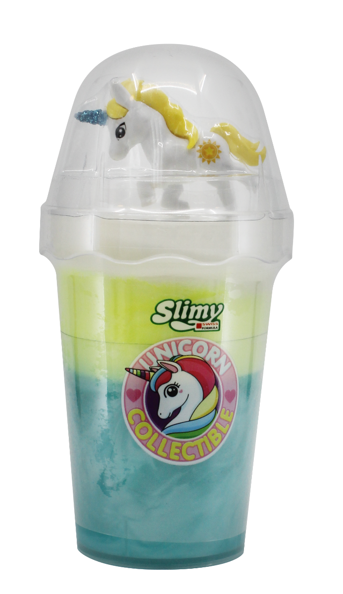 Đồ chơi SLIMY Slime kỳ lân ánh kim-vàng xanh da trời 33911/YE-BL