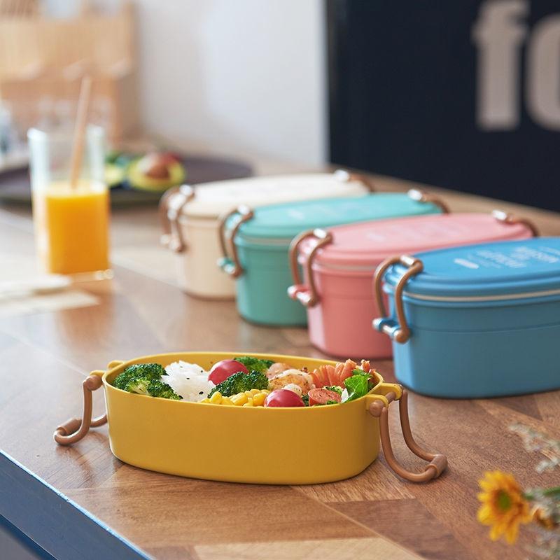 Hộp cơm Giữ Nhiệt Phong Cách Nhật Bản Tiện Dụng Cho Đi Cắm Trại