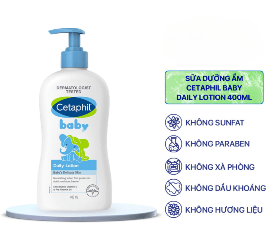 Sữa dưỡng thể cho bé CETAPHIL 400ml