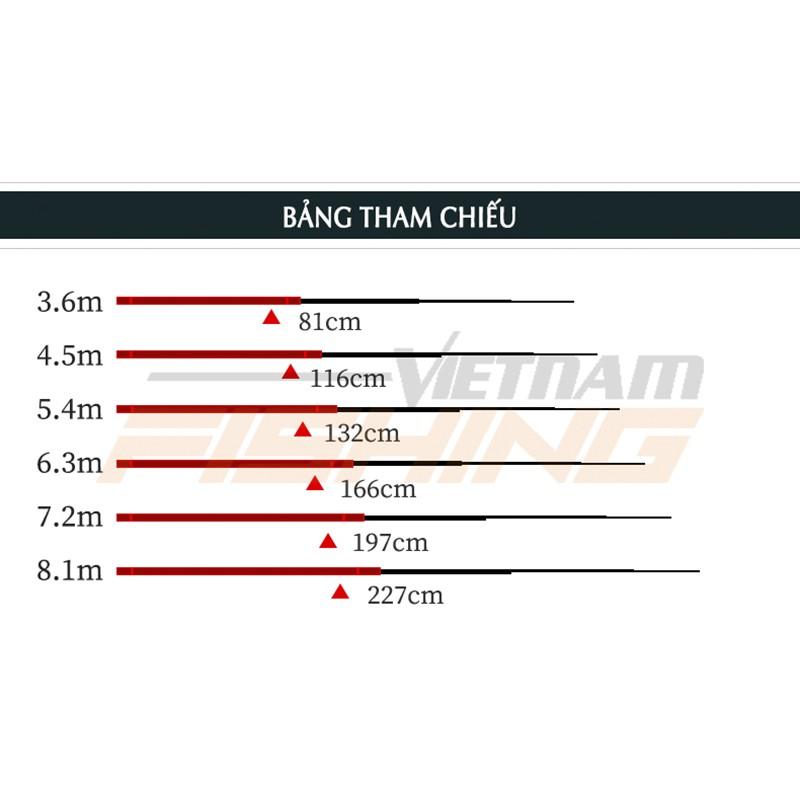 Cần câu tay 6H handing - fighting Hoàng Vũ 6H + Bảo hành ngọn