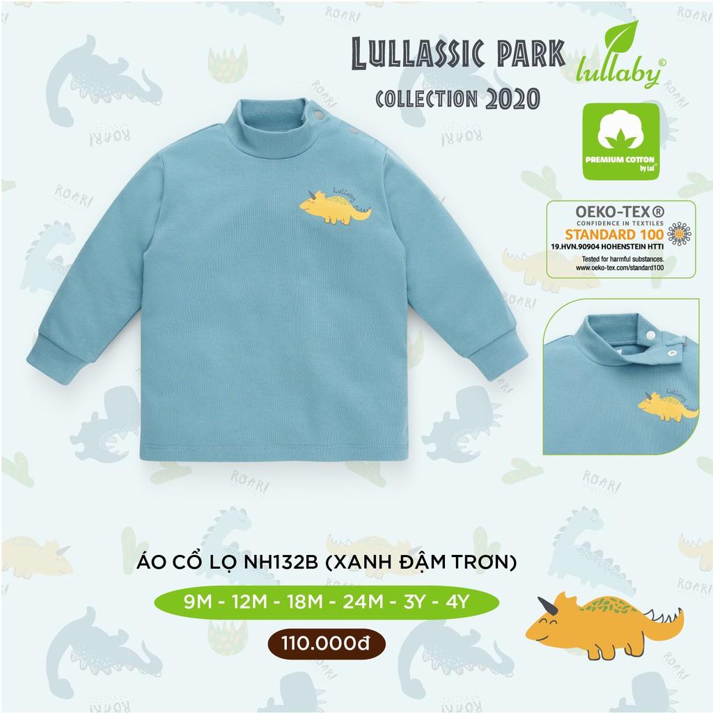 Áo cổ lọ cao cổ chất cotton siêu mềm mịn ấm áp LULLABY cho bé trai bé gái mẫu mới nhất