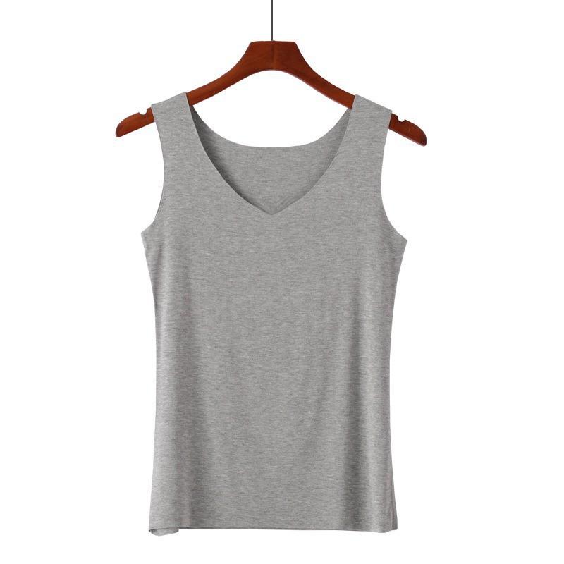 Áo Tank Top cổ chữ V phong cách Hàn Quốc