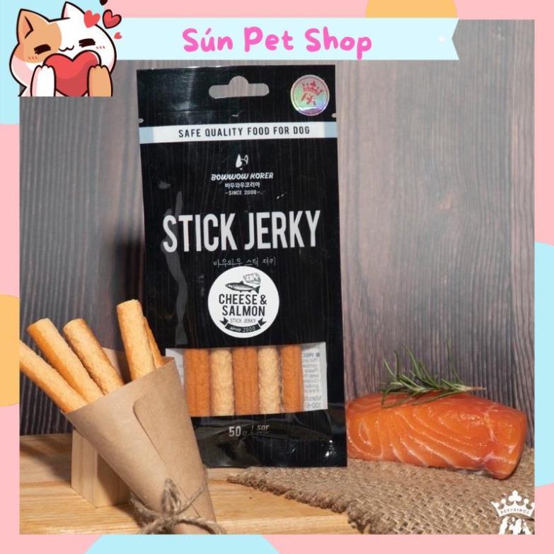 Bánh thưởng dạng que Bowwow Stick Jerky cho chó - Snack cao cấp cho thú cưng
