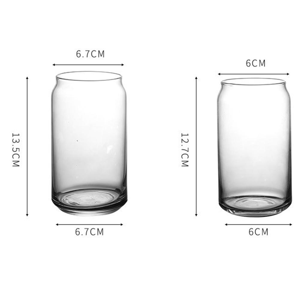 2 Pieces Single Layer Cup Juice Coke Cup Household Glass Cold Drink Cup