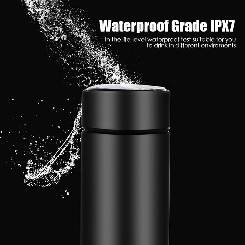 Logo Tùy Chỉnh Thông Minh Chân Không Bình Đèn Led Hiển Thị Nhiệt Độ Cà Phê Bình Nước Tumbler Rò Rỉ Không Thấm Nước