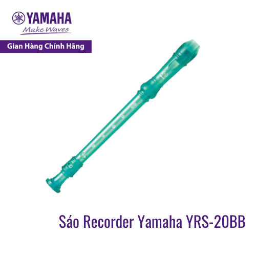 Sáo dọc Recorder Soprano Rainbow YAMAHA YRS-20BB kèm túi đựng - Tiêu chuẩn giáo dục quốc tế