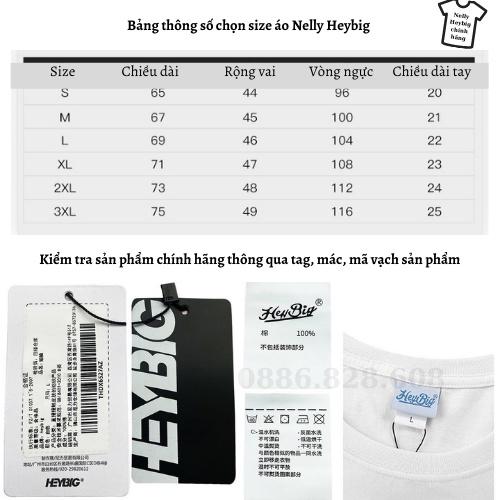 Áo Phông Nelly Heybig Phong Cách Hàn Quốc In Logo Chữ Cái Thiết Kế Thích Hợp Ngắn Tay Oversize Nam Nữ Mùa Hè