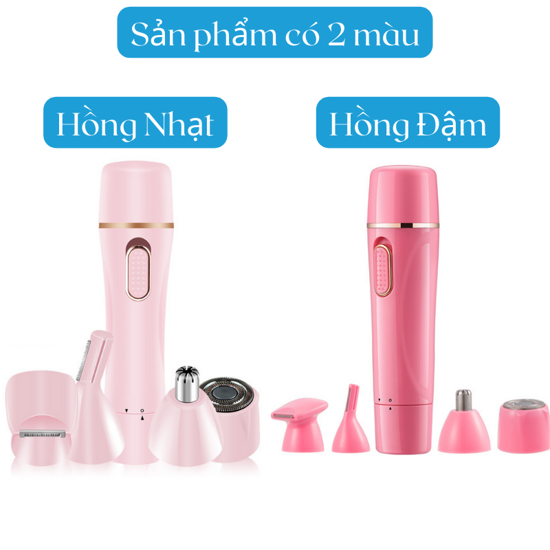 Máy Cạo Lông Toàn Thân Chính Hãng Bugu BZ-35666 Đa Năng 4 In 1 Sạc USB Nhỏ Gọn Tiện Lợi An Toàn