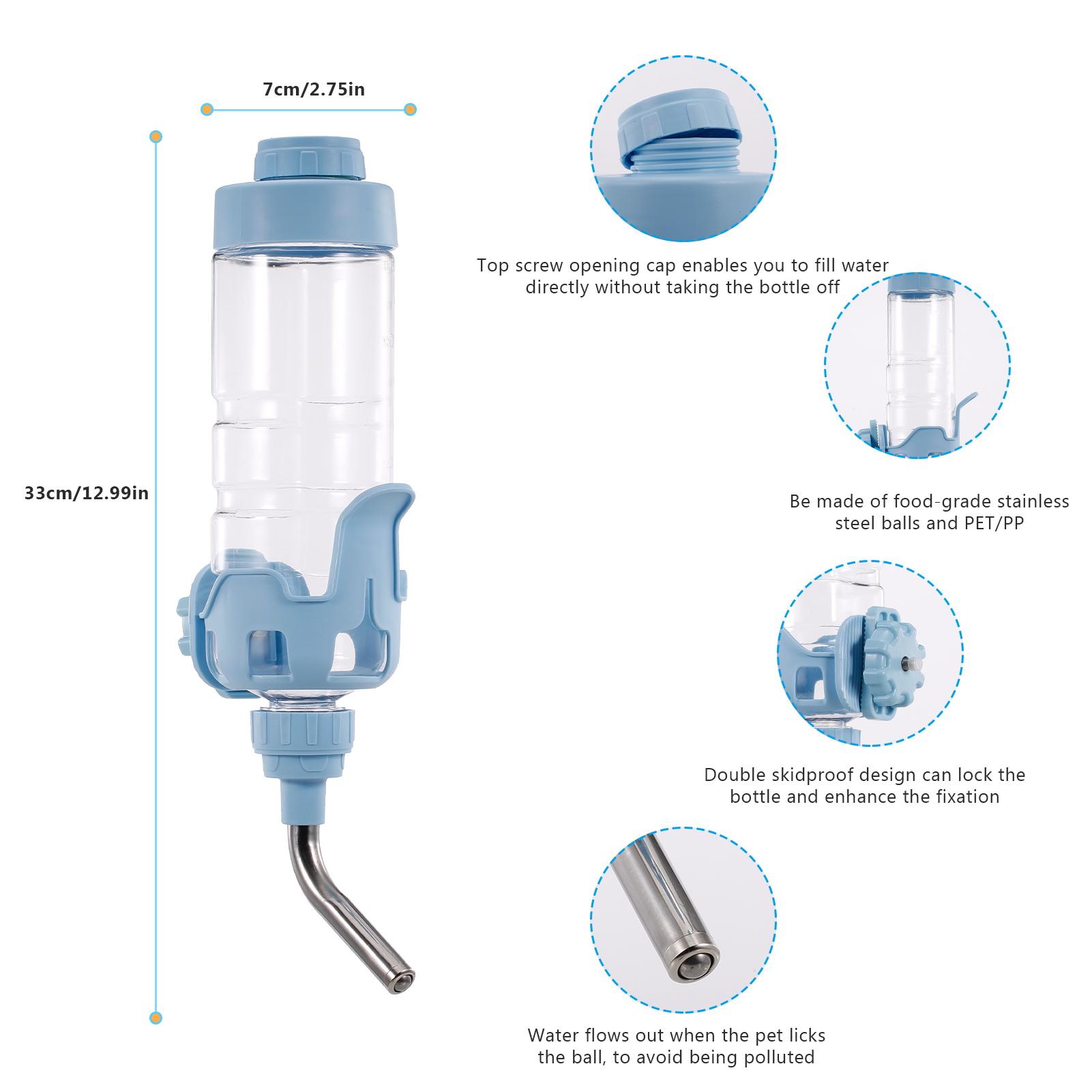 Bình nước có vòi tự động dành cho thú cưng 600ml