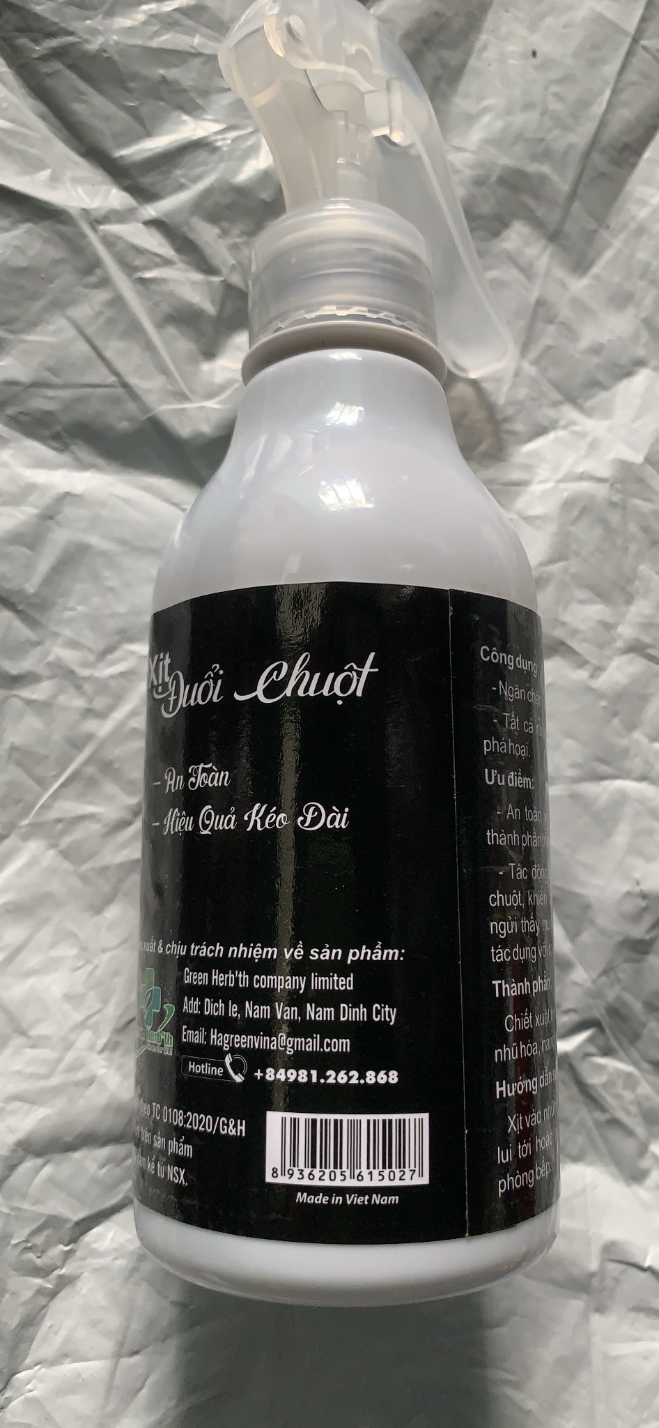 Chai xịt xua đuổi chuột THẢO MỘC lọ 300ml