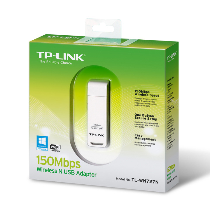 USB không dây TP-Link TL-WN727N Hàng chính hãng