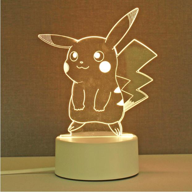 Đèn Ngủ 3D Phát Sáng Hình Nhân Vật Anime, Đèn USB acrylic, Decor Trang Trí, Quà Tặng Sinh Nhật