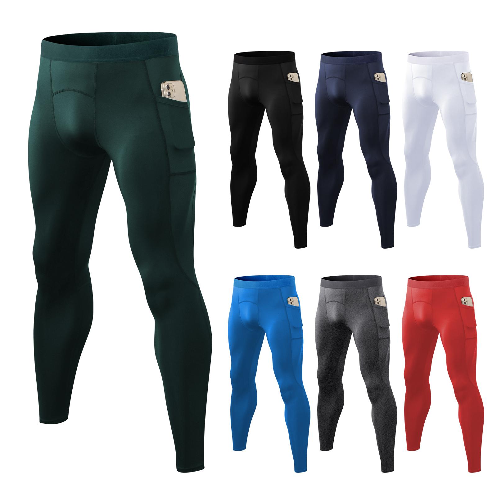 Quần Legging Thể Thao Thoáng Khí Có Dây Rút Có Túi Chống Thấm Nước Cho Nam