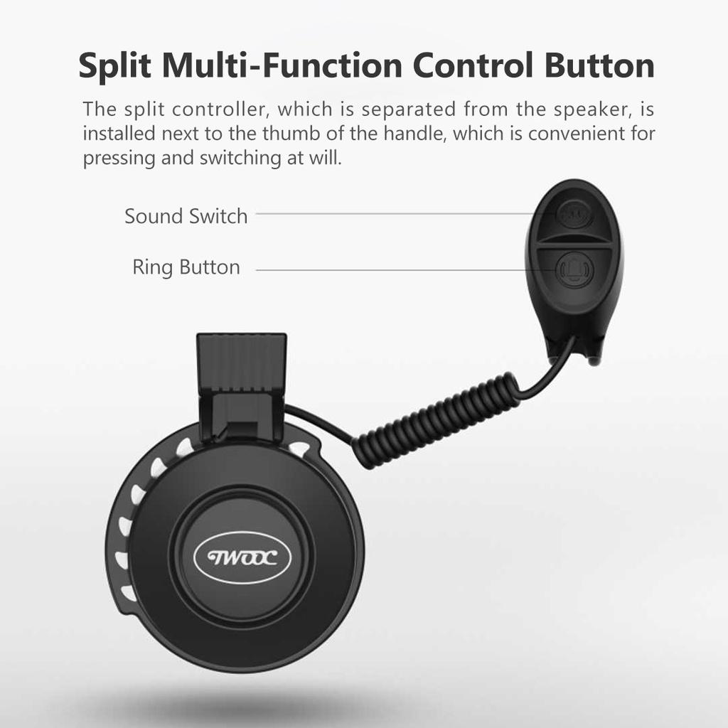 Chuông Điện Tử Cảnh Báo An Toàn Cho Xe Đạp Xiaomi Youpin 50-100db
