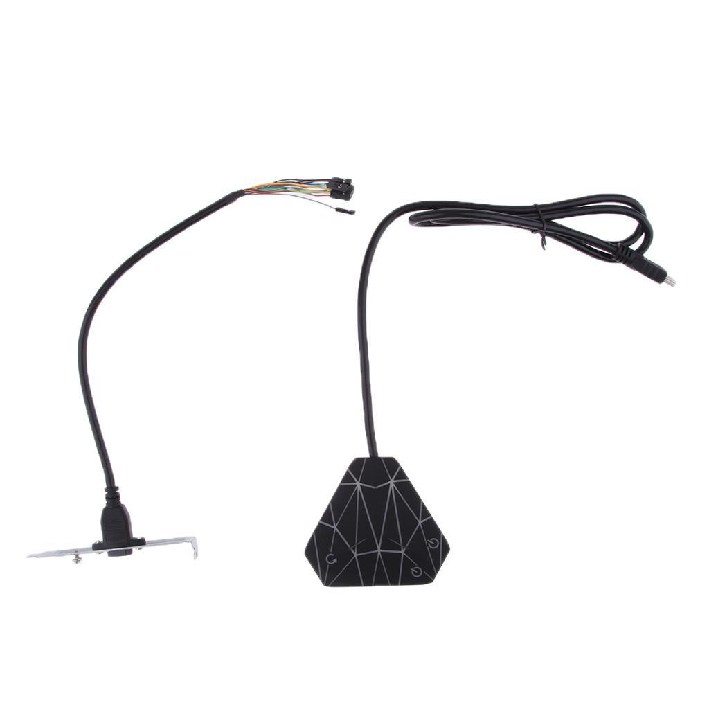 Desktop Computer  /off Reset Button/Dual USB Port