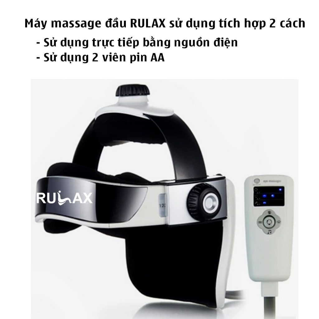 Máy Massage Đầu Thông Minh Bằng Khí Nén 3 Chế Độ RULAX
