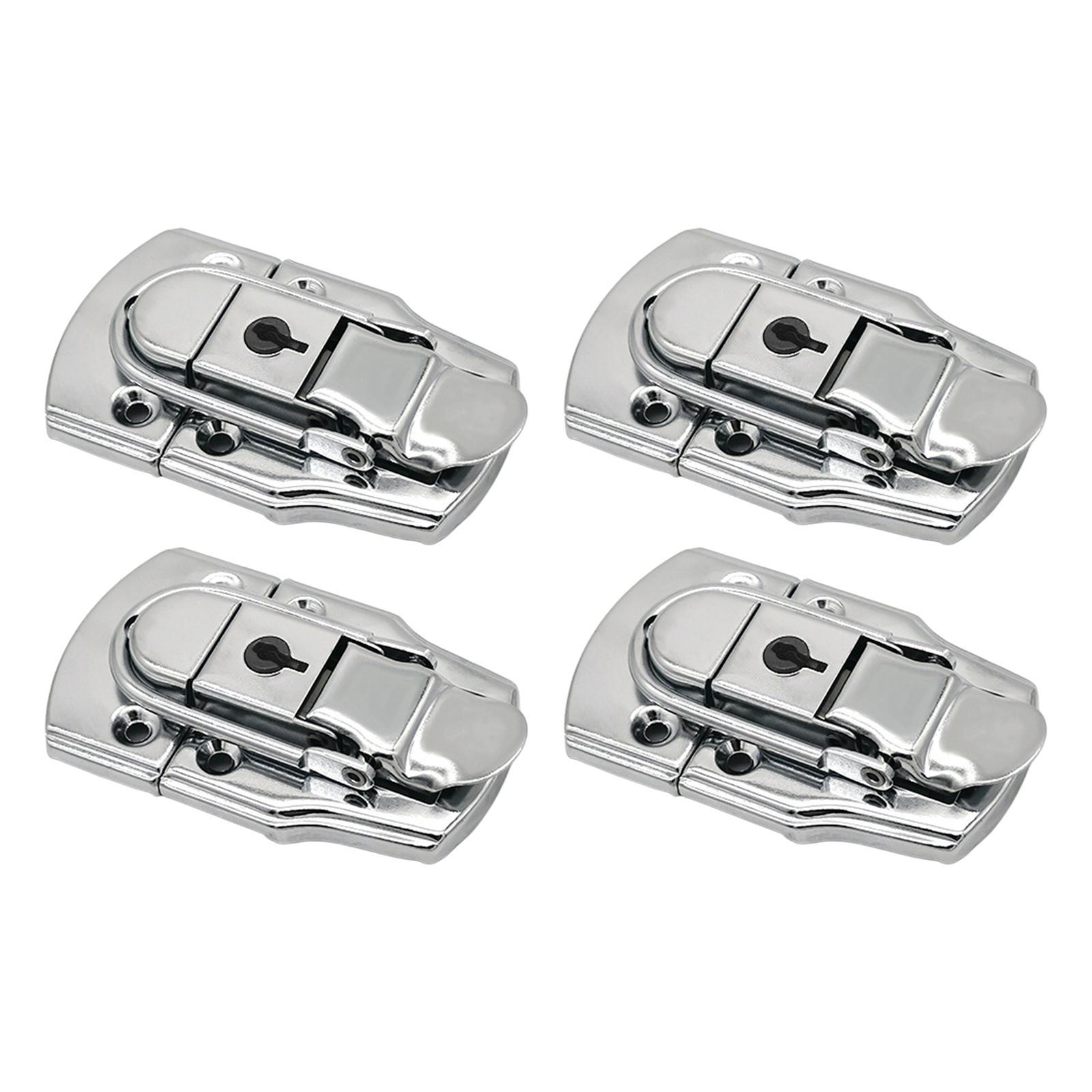 4x Toggle Hasp Latch Locked Buckles for Wooden Box Jewelry Box