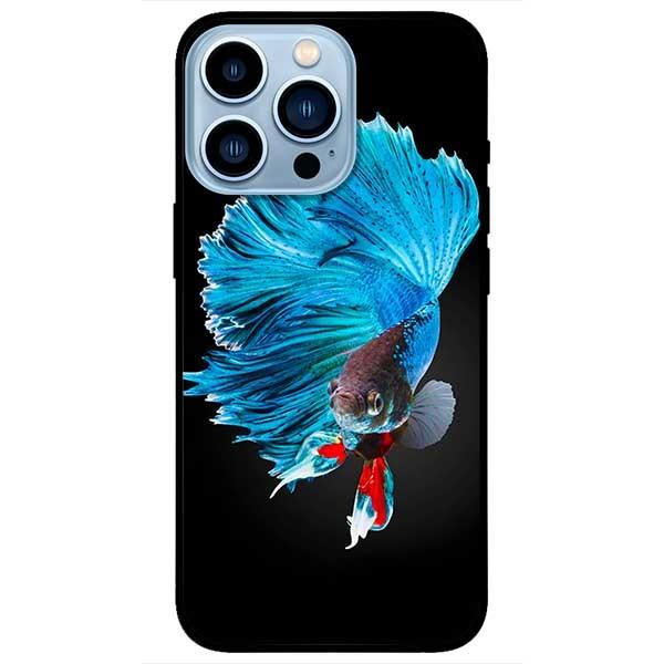 Ốp lưng dành cho Iphone 13 Mini - Iphone 13 - Iphone 13 Pro -  Iphone 13 Pro Max - Cá Betta Xanh