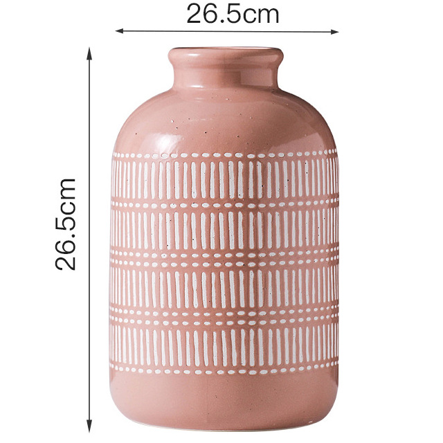 BÌNH GỐM HỌA TIẾT - KB47