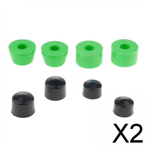 2x10pcs Skateboard Longboard Truck Bushings Pivot Cups Set Blue 90A