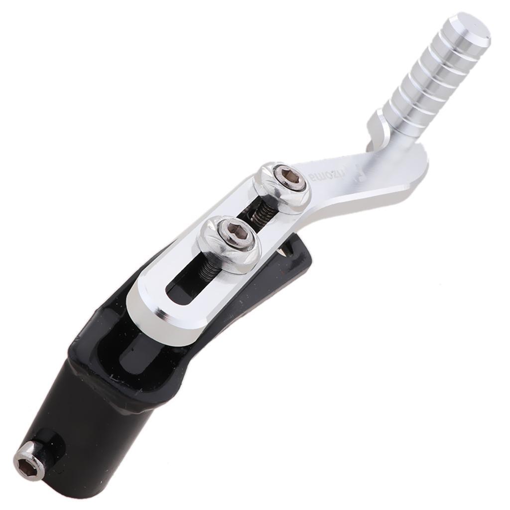 CNC Alloy Folding Gear Shift Shifter Lever for Motorcycle Golden+Silver
