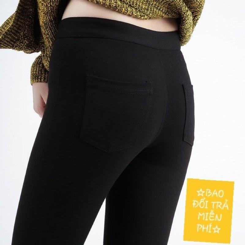 quần legging quần legging 4 túi (100% COTTON-Co Giãn 4 Chiều,Ko Xù,Ko Phai Màu)