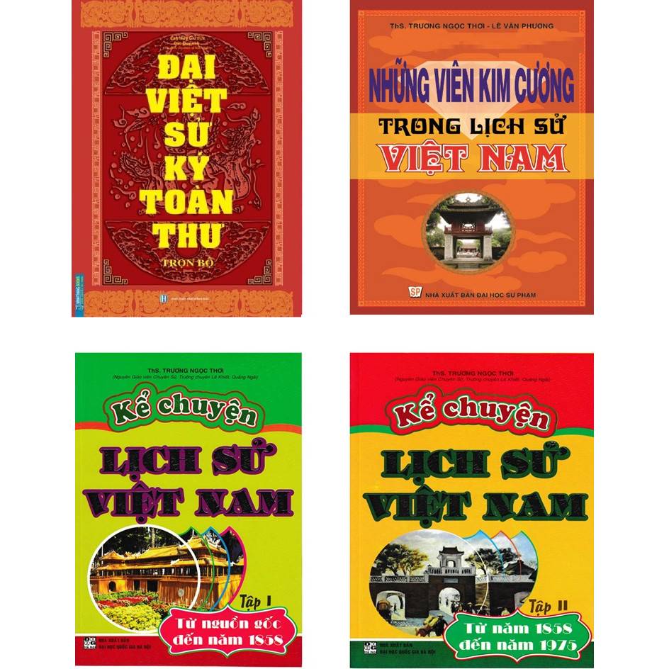 Combo Lịch Sử Việt Nam (Bộ 4 Cuốn) 