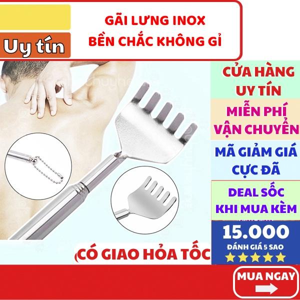 Sỉ cây gãi lưng Inox kéo dài nhỏ gọn ✓Hàng mẫu 2