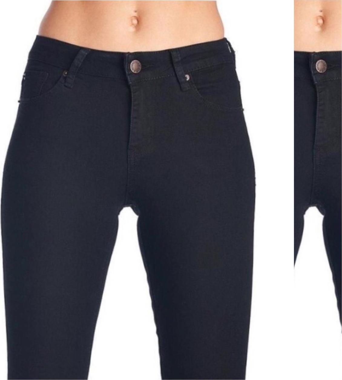 [ SIZE ĐẠI 60kg~90kg] Quần jean dài đen tuyền big size co dãn mạnh vải jean mềm lưng cao 2700 có rách gối