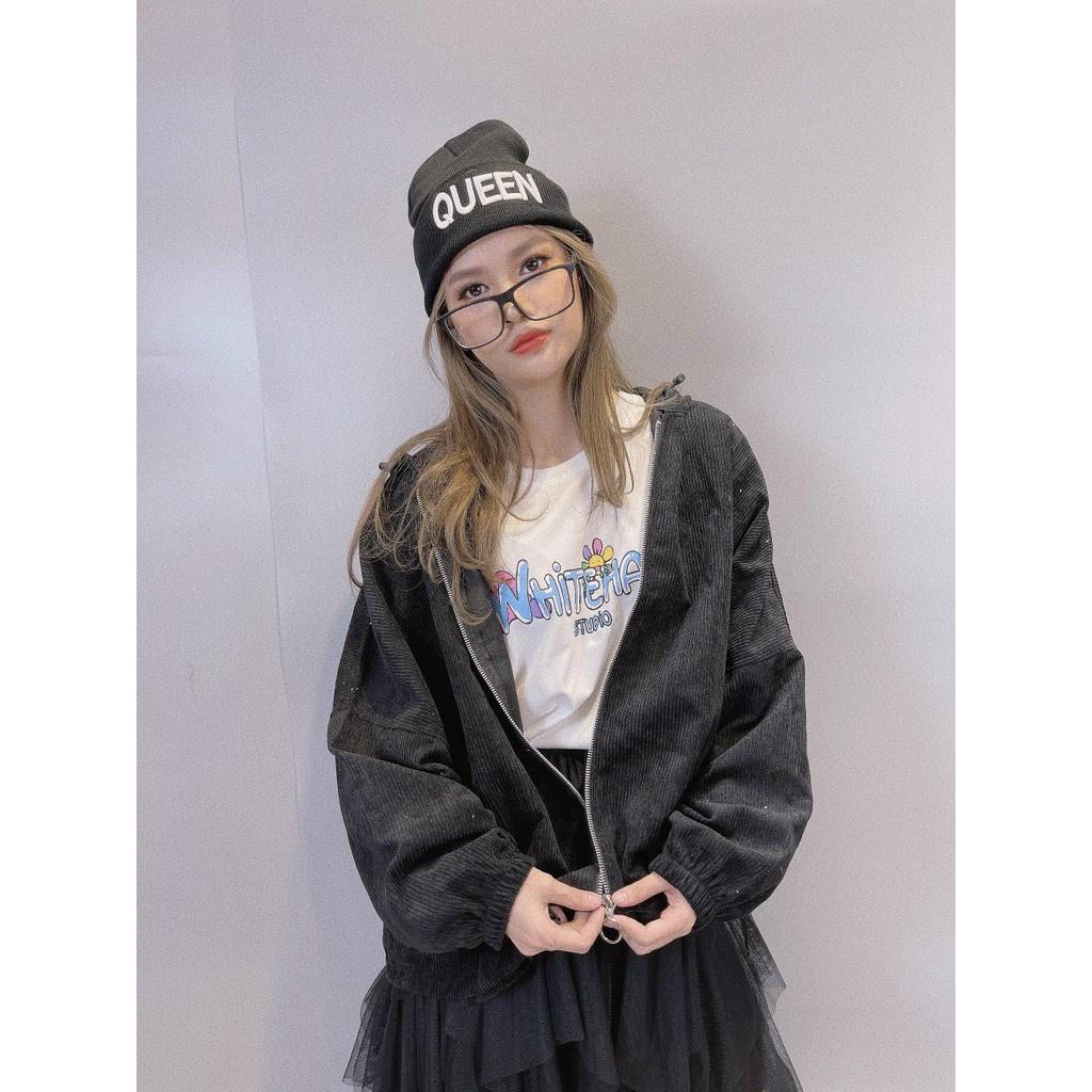 ÁO KHOÁC NHUNG FROM RỘNG CÁ TÍNH